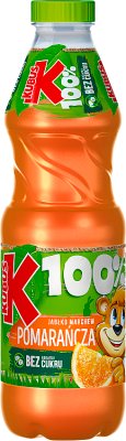 Kubuś Фруктовый и овощной сок 100% яблоко морковь апельсин