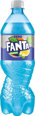 Fanta Zero Ein kohlensäurehaltiges Getränk mit Zitronengeschmack und Holunderblüten
