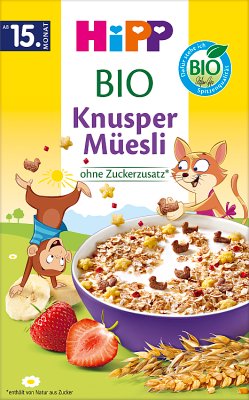 HiPP Crunchy muesli with bananas and strawberries BIO