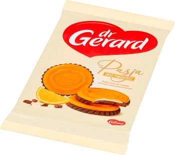 Dr. Gerard biscuits with orange cream and orange-flavored glaze