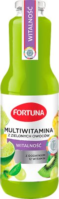Мультивитаминный фруктовый напиток Fortuna Multivitamin из зеленых фруктов