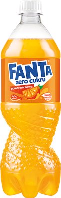 Fanta Zero Napój gazowany o smaku  pomarańczowym