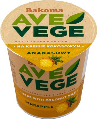 Bakoma Ave Vege Ananas auf Kokoscreme