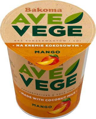 Bakoma Ave Vege Mango auf Kokoscreme