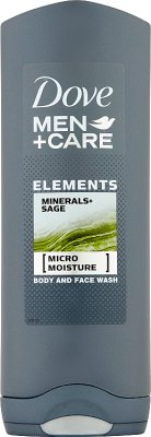 Dove Men + Care Minerals + Гель для душа Sage для умывания тела и лица