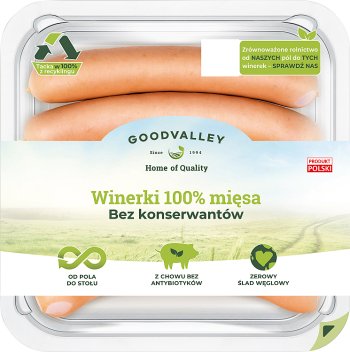 Goodvalley Winerki 100% mięsa bez konserwantów