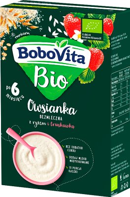 BoboVita BIO Milchfreier Brei mit Reis und Erdbeere