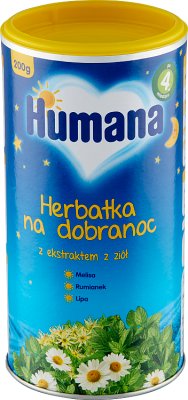 Té Humana Bedtime con extracto de hierbas