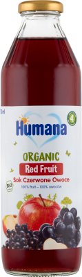 Humana Sok czerwone owoce 100%