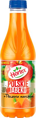 Сок Hortex 100% польское яблоко + прессованная морковь