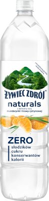 Żywiec Zdrój Naturals  z delikatną nutą mandarynki i trawy cytrynowej