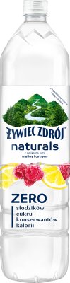Żywiec Zdrój Naturals with a delicate hint of raspberry and lemon