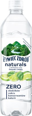 Żywiec Zdrój Naturals z delikatną nutą limonki i mięty