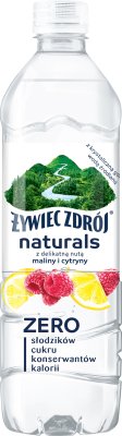 Żywiec Zdrój Naturals с тонким оттенком малины и лимона