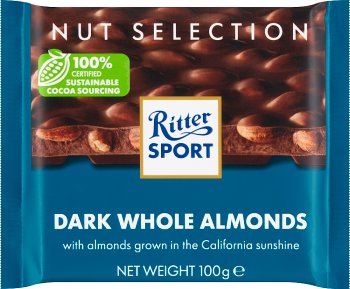 Ritter Sport Dessert chocolate with whole almonds