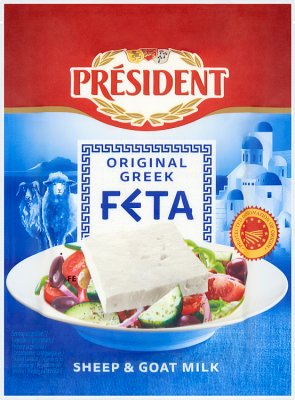 Presidente de queso feta griego