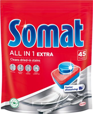 Somat All in 1 Extra Tablets for washing dishes in dishwashers