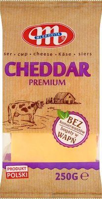 Mlekovita Cheddar Cheese - ein Stück
