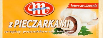 Mlekovita Schmelzkäse mit Pilzen, Würfeln