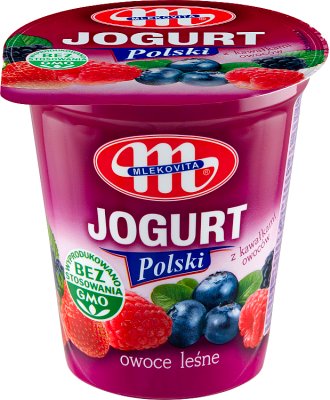 Mlekovita Jogurt Polski owoce  leśne