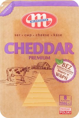 Mlekovita Ser Cheddar w plastrach