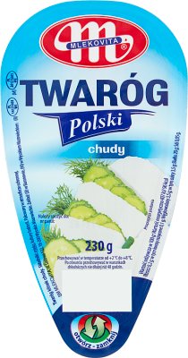 Queso cottage polaco Mlekovita magro 0,2% de grasa