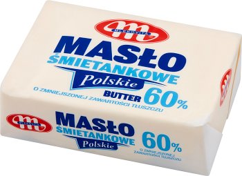 Mlekovita Masło Polskie śmietankowe 60% tłuszczu