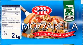 Mlekovita Ser Mozzarella 16,5% tł. - blok