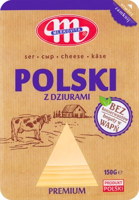 Млековита польский сыр с дырочками