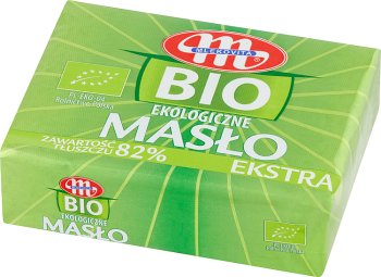 Mantequilla ecológica Mlekovita 82% BIO