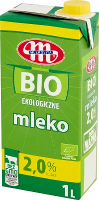 Mlekovita BIO Mleko ekologiczne UHT  2%