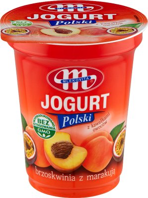 Mlekovita Jogurt Polski brzoskwinia z marakują