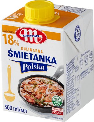Mlekovita Śmietanka Polska UHT 18%tł.