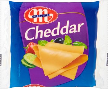 Плавленый сыр Mlekovita Cheddar нарезанный