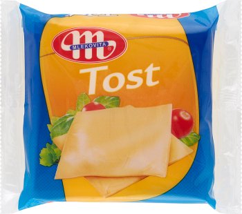 Mlekovita In Scheiben geschnittener Schmelzkäse-Toast