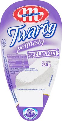 Mlekovita Twaróg półtłusty bez laktozy, 4% tł.