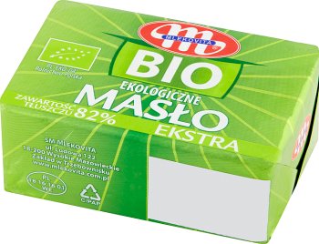 Mantequilla ecológica Mlekovita 82% BIO