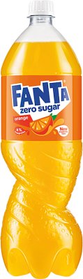 Fanta Zero Carbonated Getränk mit Orangengeschmack