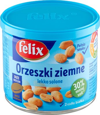 Felix Peanuts Lightly salted canned