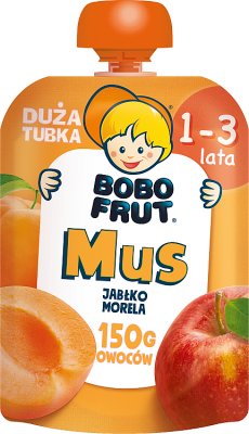 Bobo Frut Mus Jabłko - Morela