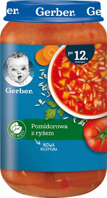 Sopa de Tomate Gerber con Arroz