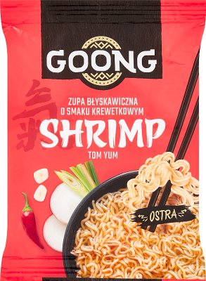 Goong Zupa Błyskawiczna o smaku krewetkowym Shrimp Tom Yum