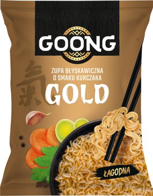 Sopa instantánea Goong con sabor a pollo dorado