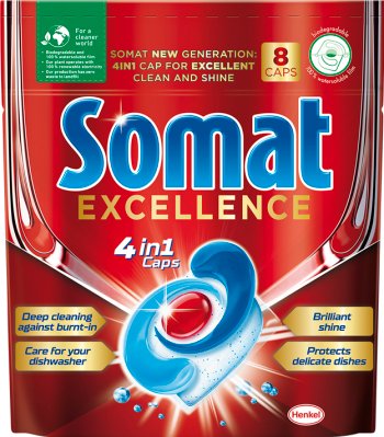 Cápsulas para lavavajillas Somat Excellence 4 en 1