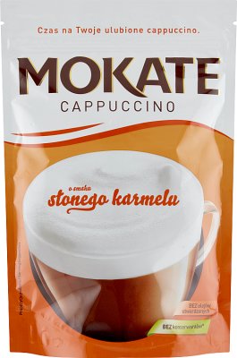 Mokate Cappuccino mit salzigem Karamellgeschmack
