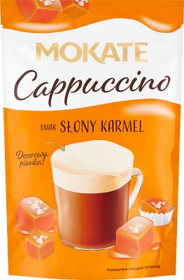 Mokate Cappuccino with the Salty Caramel flavor