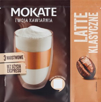 Café instantáneo Mokate Classic Latte Sin el uso de una máquina de espresso