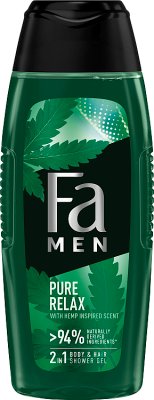 Fa Men Pure Relax 2in1 shower gel with the scent of hemp for body and hair