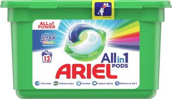 Ariel Todo en 1 Cápsulas de lavado Color Touch Off Lenor