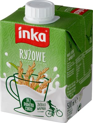 Inka Ryżowe Napój ryżowy z wapniem bez laktozy